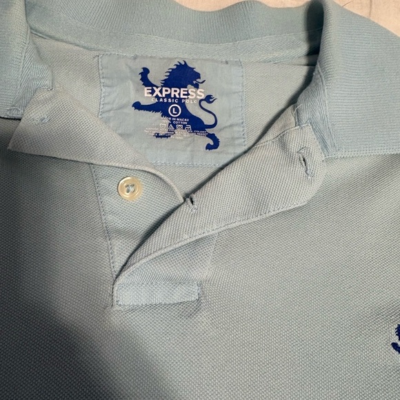 Blue and Purple Express Polo Shirts - Picture 5 of 5